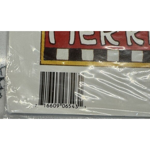 Mary Engelbreit Merrily Sledding Christmas Iron On Transfer #6543 ME 1990 NOS - Picture 11 of 12